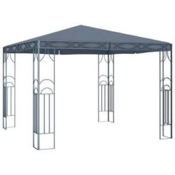VidaXL Prieel 300x300 Cm Antraciet -Buitenparasol Winkel 00b6534ec00149858cc63c64e874a1f9