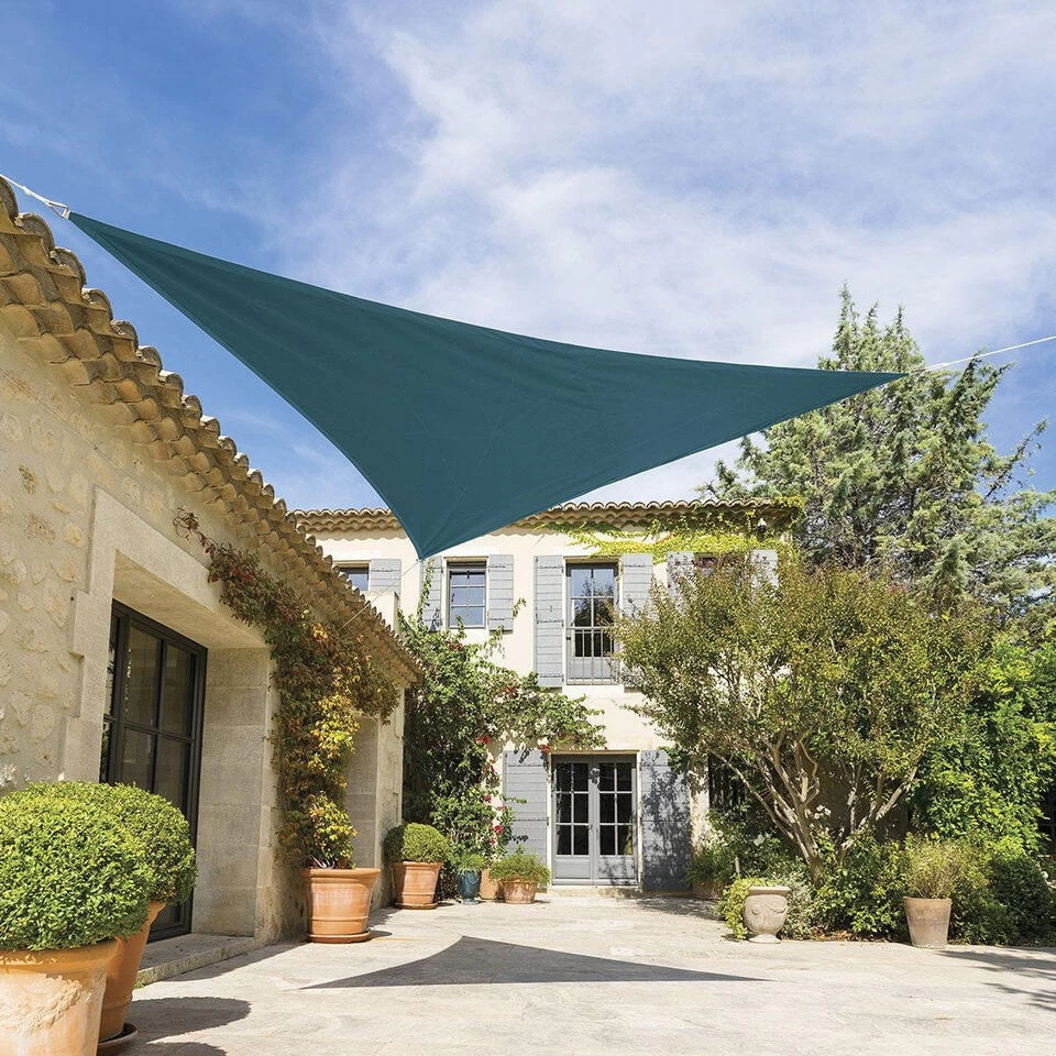 Hesperide Schaduwdoek Shae - Driehoek - Blauw - 3 X 3 M 4 Hesperide Schaduwdoek Shae - Driehoek - Blauw - 3 X 3 M - Afbeelding 2