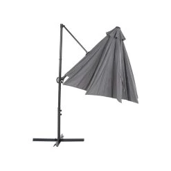 Beliani Cantilever Parasol SAVONA II - Grijs Polyester 9 Beliani Cantilever Parasol SAVONA II - Grijs Polyester -Buitenparasol Winkel 01169db10b6b457c873d5acd170b7cc1