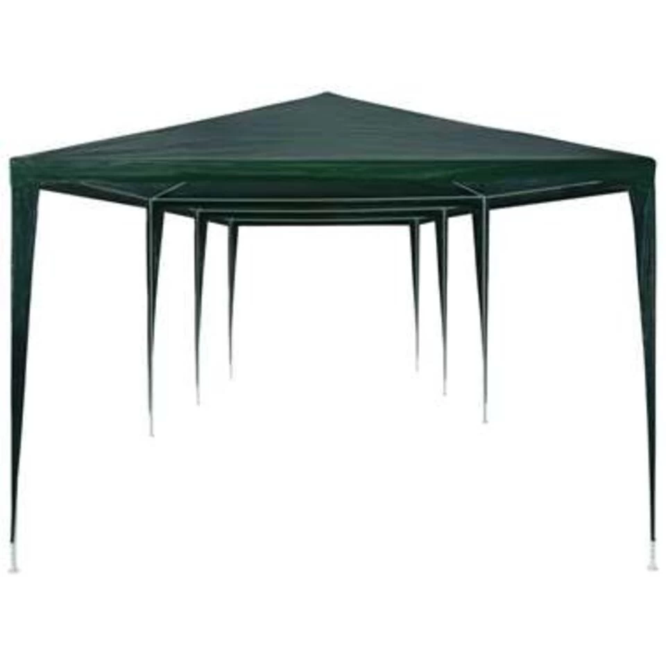 VidaXL Partytent 3x9 M PE Groen 4 VidaXL Partytent 3x9 M PE Groen - Afbeelding 2