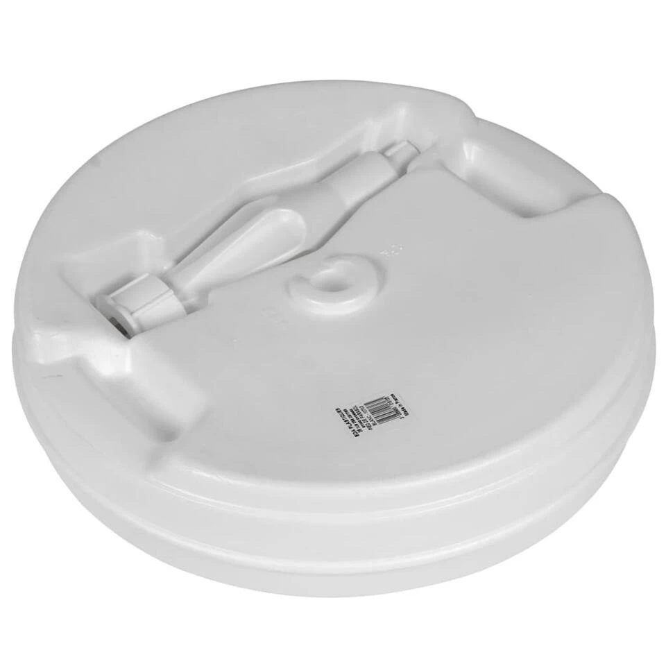 Merkloos Ronde Parasolvoet Wit 42 Cm 13 Liter 5 Merkloos Ronde Parasolvoet Wit 42 Cm 13 Liter - Afbeelding 3