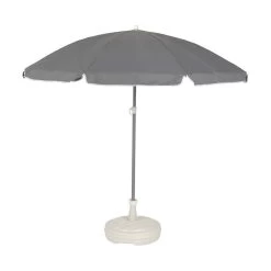 Merkloos Ronde Parasolvoet Wit 42 Cm 13 Liter 9 Merkloos Ronde Parasolvoet Wit 42 Cm 13 Liter -Buitenparasol Winkel 1000000910 0104