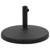 VidaXL Parasolvoet Rond 19 Kg Polyresin Zwart 2 VidaXL Parasolvoet Rond 19 Kg Polyresin Zwart -Buitenparasol Winkel 1000000922