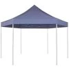 VidaXL Partytent Pop-up Zeshoekig Inklapbaar 3,6x3,1 M Donkerblauw -Buitenparasol Winkel 1000001047