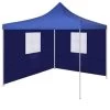 VidaXL Vouwtent Met 2 Wanden 3x3 M Blauw 2 VidaXL Vouwtent Met 2 Wanden 3x3 M Blauw -Buitenparasol Winkel 1000001053