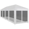 VidaXL Partytent Met 10 Mesh Zijwanden 12x3 M -Buitenparasol Winkel 1000001097