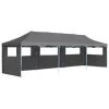VidaXL Vouwtent Pop-up Met 5 Zijwanden 3x9 M Antraciet -Buitenparasol Winkel 1000001151
