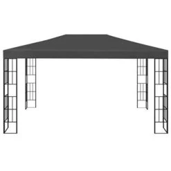 VidaXL Prieel 3x4 M Antraciet -Buitenparasol Winkel 1000001212 0102