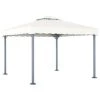 VidaXL Prieel 300x300 Cm Aluminium Crème 2 VidaXL Prieel 300x300 Cm Aluminium Crème -Buitenparasol Winkel 1000001276