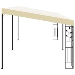 VidaXL Wandprieel 6x3x2,5 M Crème -Buitenparasol Winkel 1000001292 0102