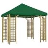 VidaXL Prieel 3x3 M Groen 2 VidaXL Prieel 3x3 M Groen -Buitenparasol Winkel 1000001312