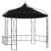 VidaXL Prieel Rond 300x290 Cm Antraciet 2 VidaXL Prieel Rond 300x290 Cm Antraciet -Buitenparasol Winkel 1000001337