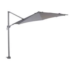 Garden Impressions Zweefparasol S Ø300 - D. Grijs Met Voet En Hoes -Buitenparasol Winkel 1000003897 0103