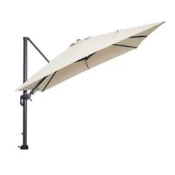 Garden Impressions Hawaii Zweefparasol 300x300 Cm Ecru -Buitenparasol Winkel 1000003906 0103