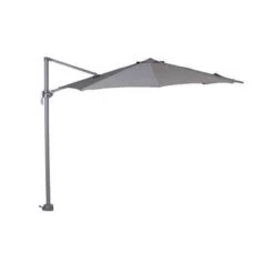 Garden Impressions Parasol S Ø300 D. Grijs/l. Grijs Met Voet En Hoes -Buitenparasol Winkel 1000003907 0103