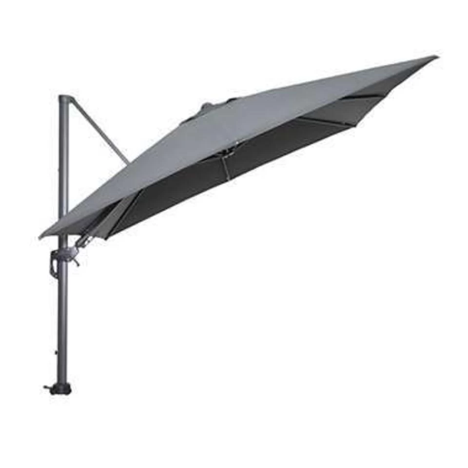 Garden Impressions Hawaii Zweefparasol 300x300 Cm Donker Grijs 5 Garden Impressions Hawaii Zweefparasol 300x300 Cm Donker Grijs - Afbeelding 3