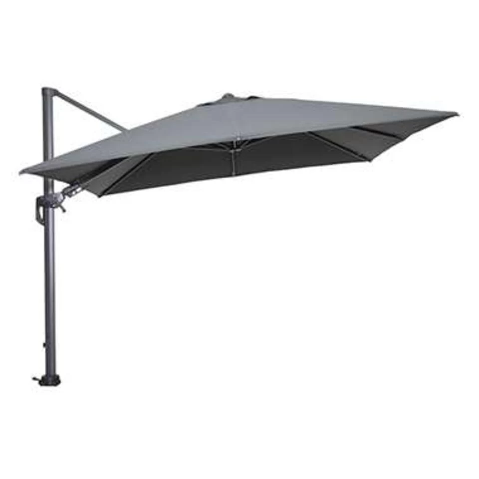 Garden Impressions Hawaii Zweefparasol 300x300 Cm Donker Grijs 3 Garden Impressions Hawaii Zweefparasol 300x300 Cm Donker Grijs