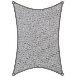 Coolaroo Schaduwdoek Rechthoek 5x3m Grijs