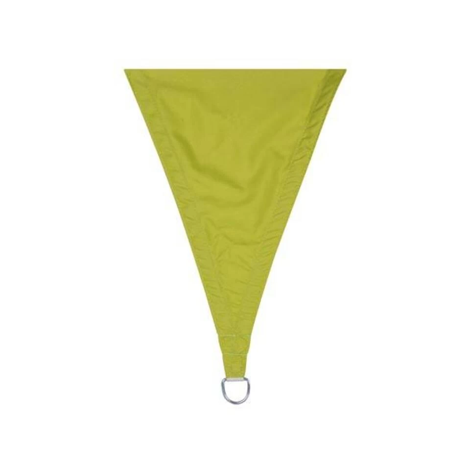 Velleman Schaduwdoek Driehoek 3,6x3,6x3,6m Lichtgroen Metset 5 Velleman Schaduwdoek Driehoek 3,6x3,6x3,6m Lichtgroen Metset - Afbeelding 3