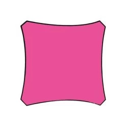 Velleman Schaduwdoek Vierkant 3,6x3,6 Fuchsia