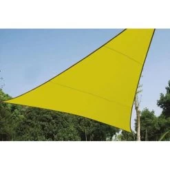 Velleman Schaduwdoek Driehoek 5x5x5m Lichtgroen Metset -Buitenparasol Winkel 1000006835 0101