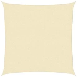 VidaXL Zonnescherm HDPE Vierkant 2x2 M Crème