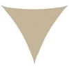 VidaXL Zonnescherm Driehoekig 5x5x5 M Oxford Stof Beige 2 VidaXL Zonnescherm Driehoekig 5x5x5 M Oxford Stof Beige -Buitenparasol Winkel 1000009494