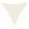 VidaXL Zonnescherm Driehoekig 5x5x5 M Oxford Stof Crèmekleurig 1 VidaXL Zonnescherm Driehoekig 5x5x5 M Oxford Stof Crèmekleurig -Buitenparasol Winkel 1000009506