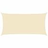 VidaXL Zonnescherm HDPE Rechthoekig 2x4 M Créme 1 VidaXL Zonnescherm HDPE Rechthoekig 2x4 M Créme -Buitenparasol Winkel 1000009509