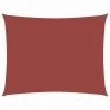 VidaXL Zonnescherm Rechthoekig 4x6 M Oxford Stof Terracottakleur -Buitenparasol Winkel 1000009518
