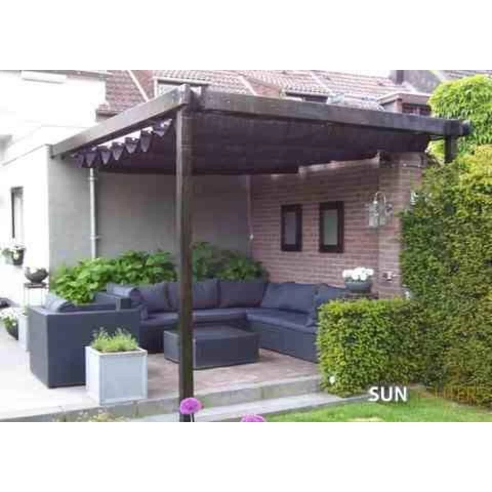 Sunfighters Wavesail Waterdicht 2,90x5 Grijs 4 Sunfighters Wavesail Waterdicht 2,90x5 Grijs - Afbeelding 2