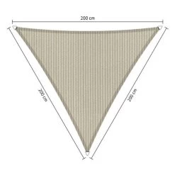 Shadow Comfort Driehoek 2x2x2m Sahara Sand