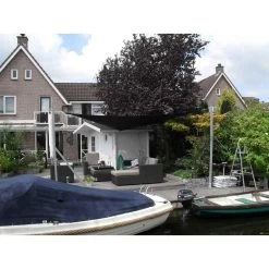 Sunfighters Driehoek 6 Meter Zwart -Buitenparasol Winkel 1000013777 0111