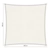 Shadow Comfort Vierkant 3x3m Arctic White -Buitenparasol Winkel 1000013785