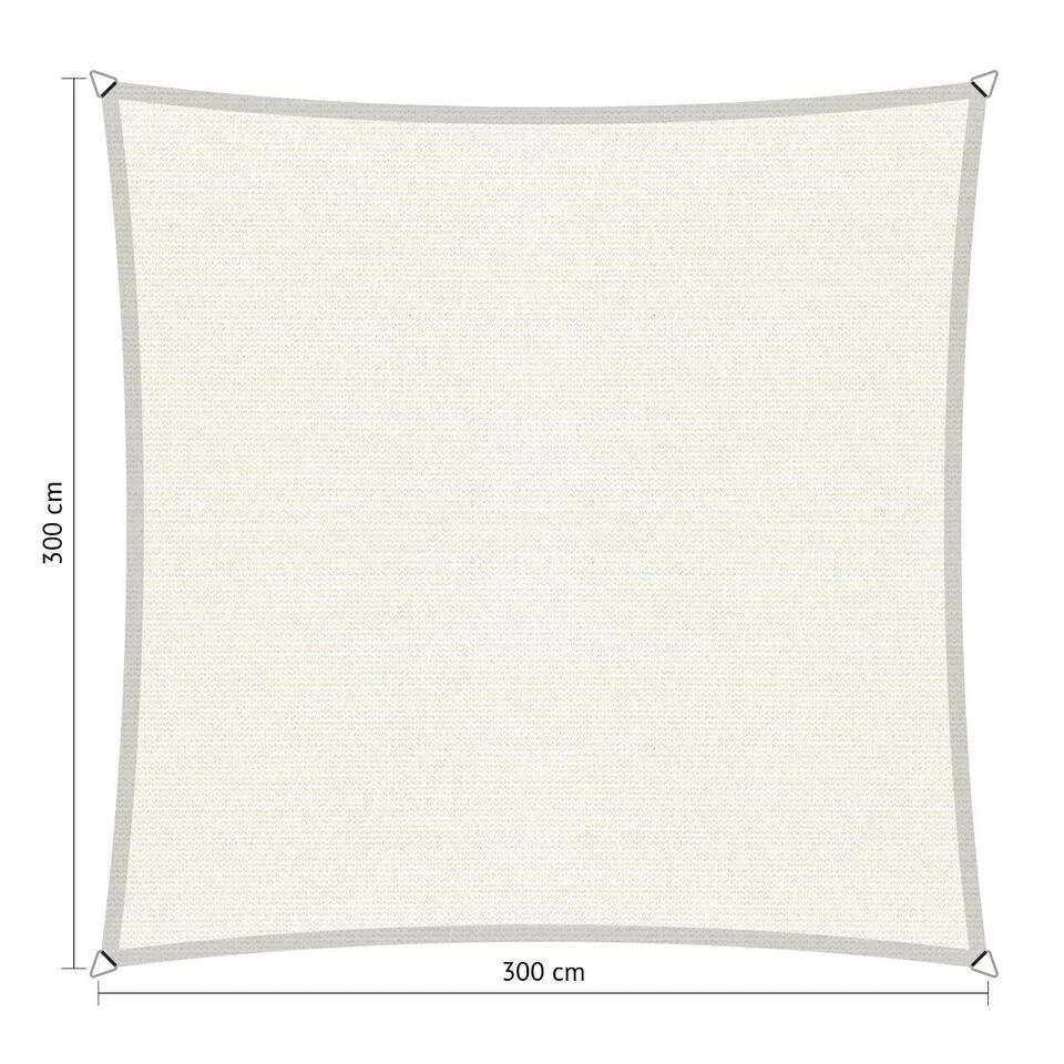 Shadow Comfort Vierkant 3x3m Arctic White 3 Shadow Comfort Vierkant 3x3m Arctic White