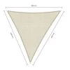 Sunfighters Driehoek 3,5x4x4,5 Ivoor 2 Sunfighters Driehoek 3,5x4x4,5 Ivoor -Buitenparasol Winkel 1000013791