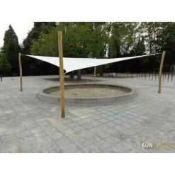 Sunfighters Driehoek 6 Meter Ivoor -Buitenparasol Winkel 1000013804 0111
