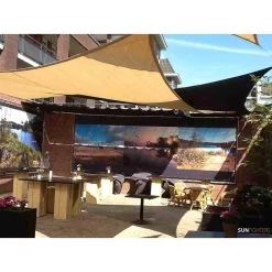 Sunfighters Rechthoek 3x4 Zand -Buitenparasol Winkel 1000013805 0110