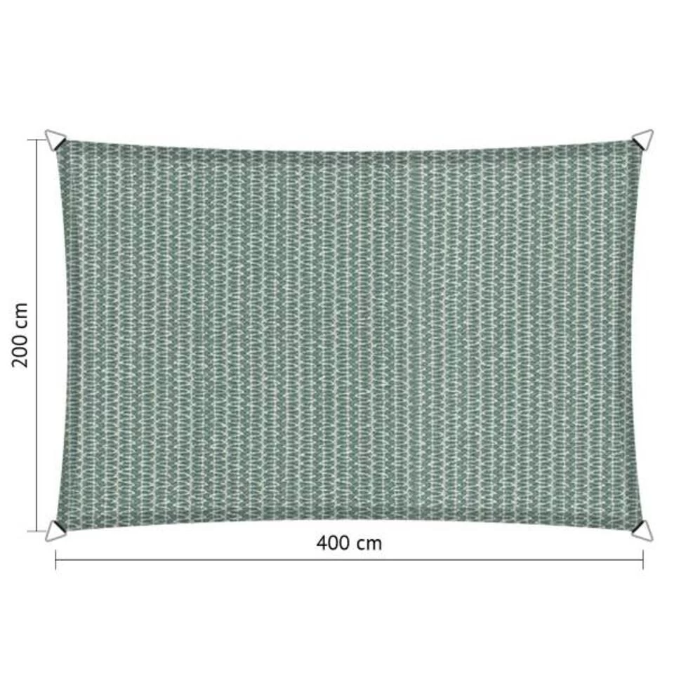 Shadow Comfort Rechthoek 2x4m Country Blue Met Bevestigingsset 3 Shadow Comfort Rechthoek 2x4m Country Blue Met Bevestigingsset