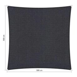 Shadow Comfort Vierkant 3x3m Carbon Black