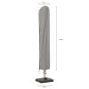 Madison - Parasol Cover - 250 X 60 - Grijs 1 Madison - Parasol Cover - 250 X 60 - Grijs -Buitenparasol Winkel 1000036282