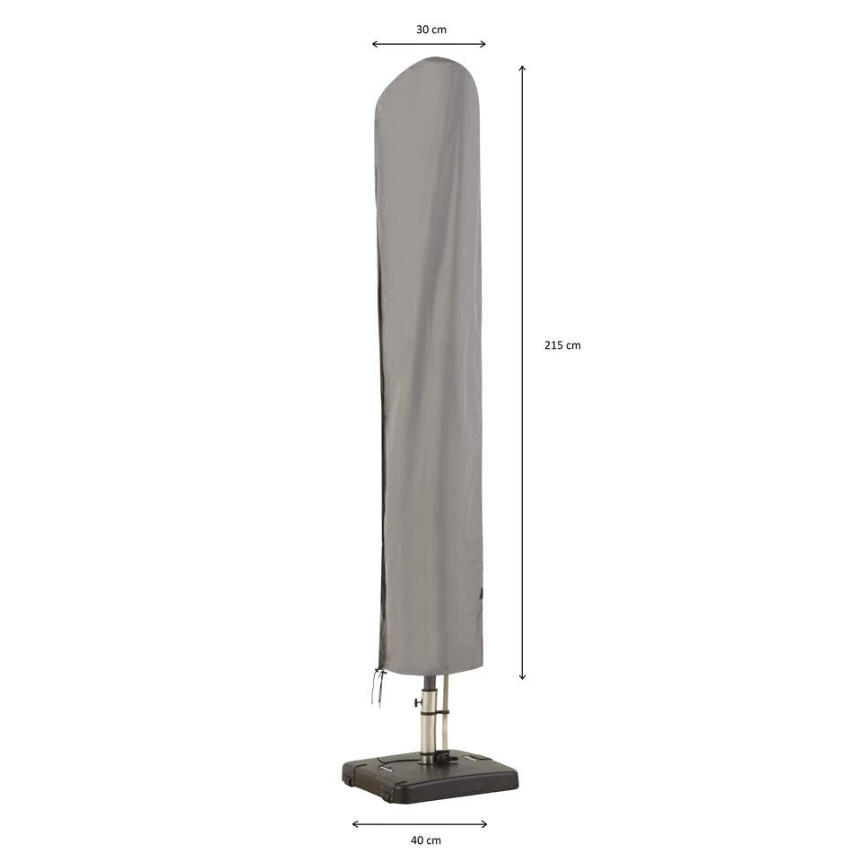 Madison - Parasol Covers - Grijs - 215x40 3 Madison - Parasol Covers - Grijs - 215x40