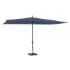Madison - Parasol Rectangle Safier Blue - 400x300 - Blauw 1 Madison - Parasol Rectangle Safier Blue - 400x300 - Blauw -Buitenparasol Winkel 1000036308