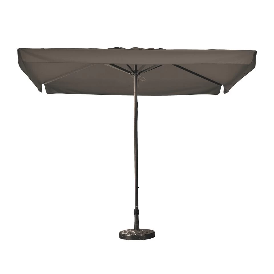 Madison - Parasol Profi-line 300x300cm - Vierkant - Volant - Grijs 4 Madison - Parasol Profi-line 300x300cm - Vierkant - Volant - Grijs - Afbeelding 2
