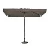 Madison - Parasol Profi-line 300x300cm - Vierkant - Volant - Grijs
