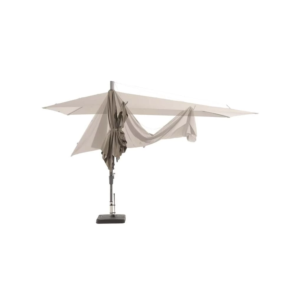Madison - Parasol Asymetrisch Sideway - Ecru - 360x220 4 Madison - Parasol Asymetrisch Sideway - Ecru - 360x220 - Afbeelding 2