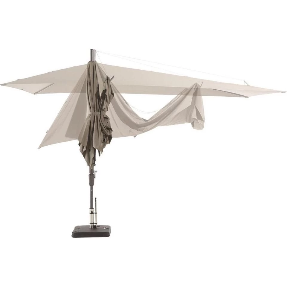 Madison - Parasol Asymetrisch Sideway - Ecru - 360x220 5 Madison - Parasol Asymetrisch Sideway - Ecru - 360x220 - Afbeelding 3