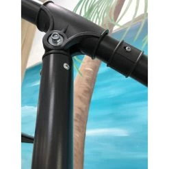 SenS-Line Menorca Zweefparasol Rond - Ø 300 Cm - Ecru -Buitenparasol Winkel 1000040419 0102