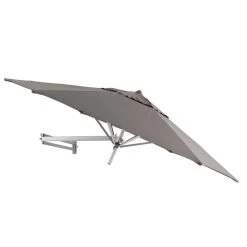 Easysol Muurparasol - Hexagonaal / Rond - 250 Cm Diameter - Taupe