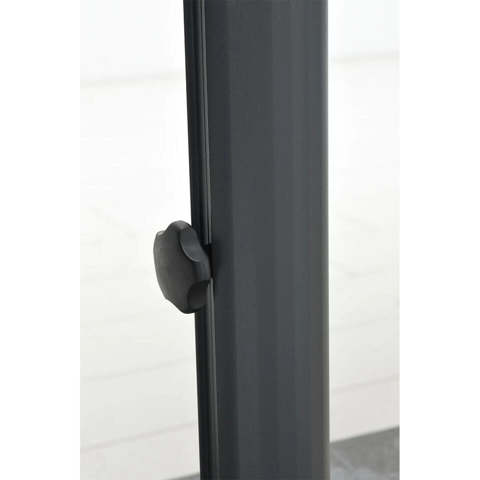 Garden Impressions Hawaii M Zweefparasol Ø330 Cm Donker Grijs 4 Garden Impressions Hawaii M Zweefparasol Ø330 Cm Donker Grijs - Afbeelding 2